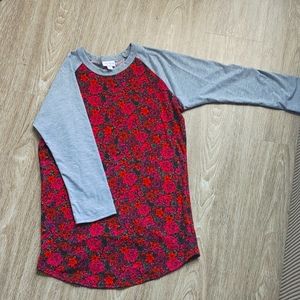 LuLaRoe XS Randy Baseball T-shirt